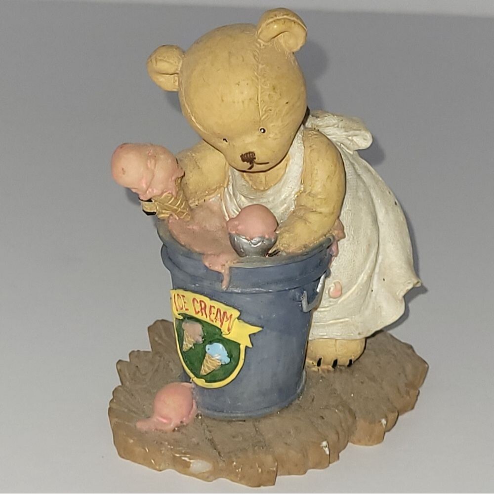 The O'Bear Family Benjamin Ice Cream Bear Figurine